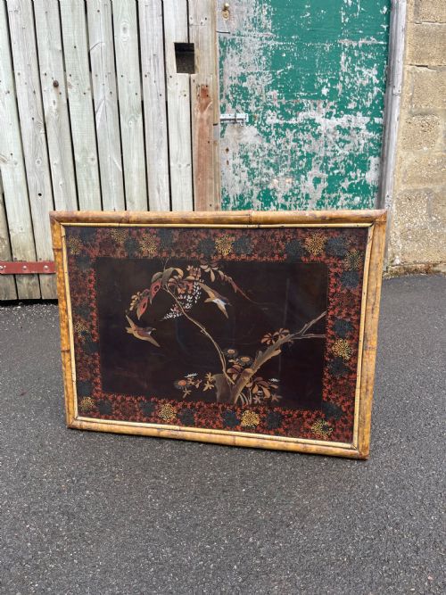VICTORIAN LACQUERED BAMBOO TABLE - ADDITIONAL PHOTO 2