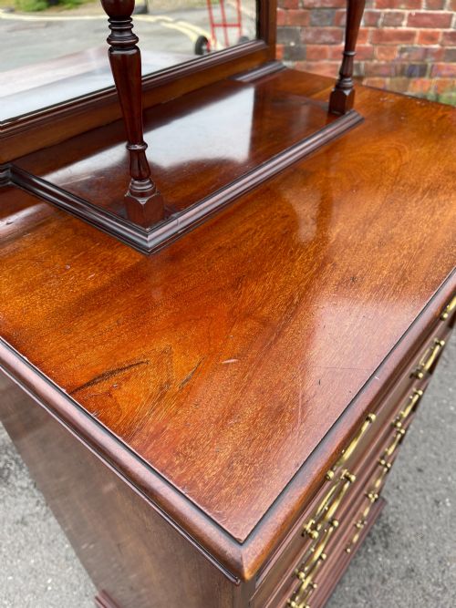 VICTORIAN WELLINGTON CHEST - ADDITIONAL PHOTO 5