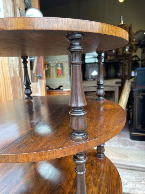 NINETEENTH CENTURY ROSEWOOD WHATNOT - ADDITIONAL PHOTO 1