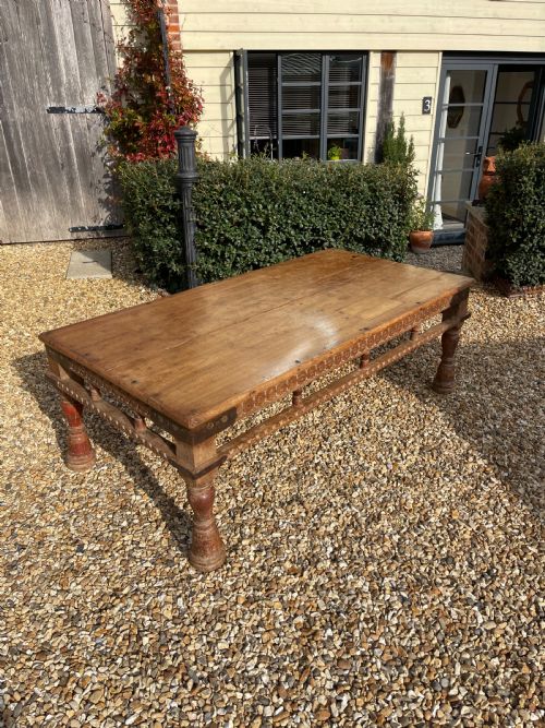 nineteenth century indian takhat table - CATEGORY: ANTIQUE TABLES - DATED 19TH CENTURY