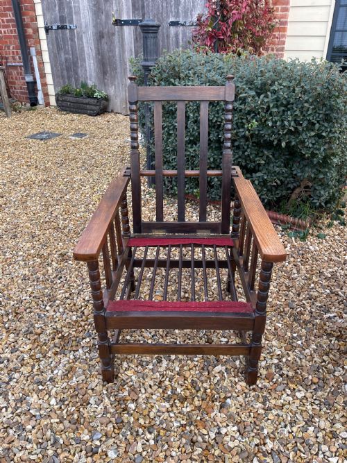 PAIR OF OAK RECLINING ARMCHAIRS - ADDITIONAL PHOTO 2