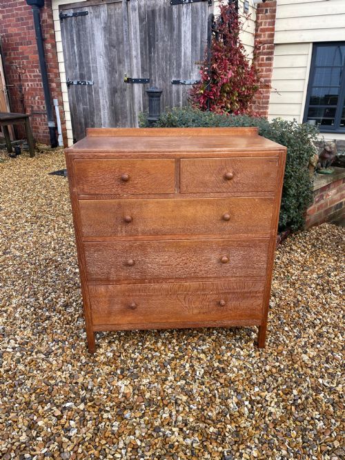 HEALS OAK CHEST OF DRAWERS - ADDITIONAL PHOTO 3