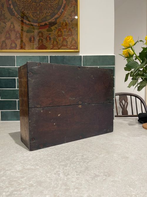 GEORGIAN MAHOGANY CUTLERY BOX - ADDITIONAL PHOTO 3