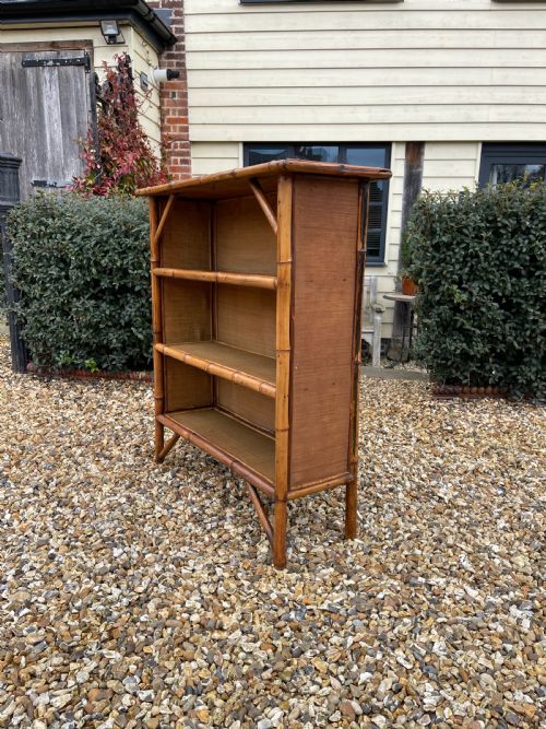 VICTORIAN BAMBOO BOOKCASE - ADDITIONAL PHOTO 4