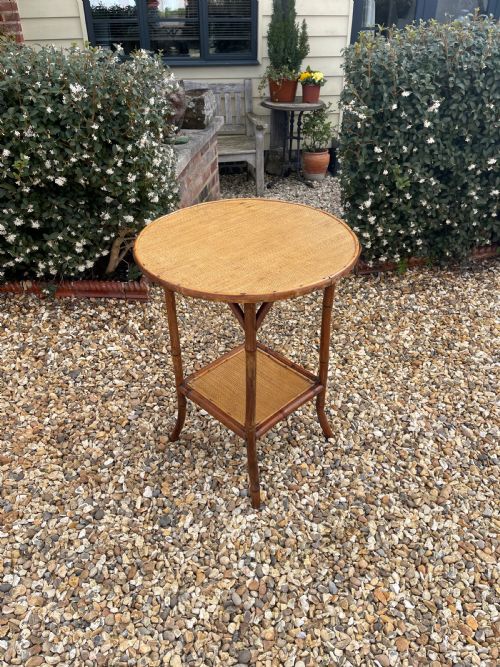 victorian bamboo table - CATEGORY: ANTIQUE TABLES - DATED 1880