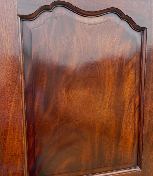 GEORGIAN MAHOGANY SECRETAIRE PRESS CUPBOARD - ADDITIONAL PHOTO 3