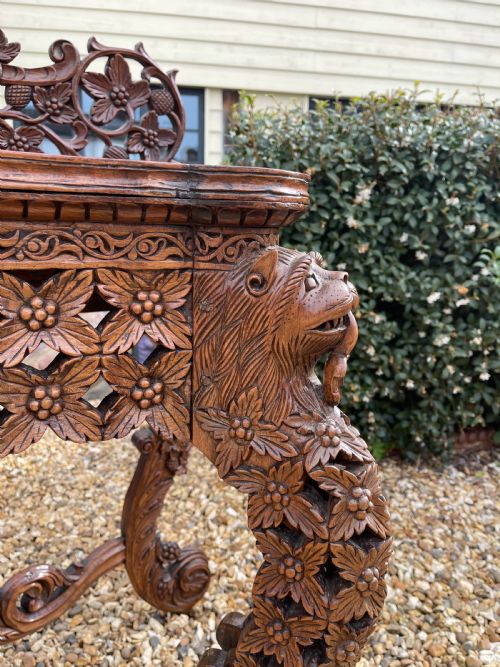 NINETEENTH CENTURY ANGLO INDIAN TABLE - ADDITIONAL PHOTO 1