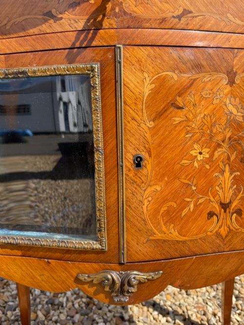 LATE NINETEENTH CENTURY INLAID CABINET - ADDITIONAL PHOTO 6