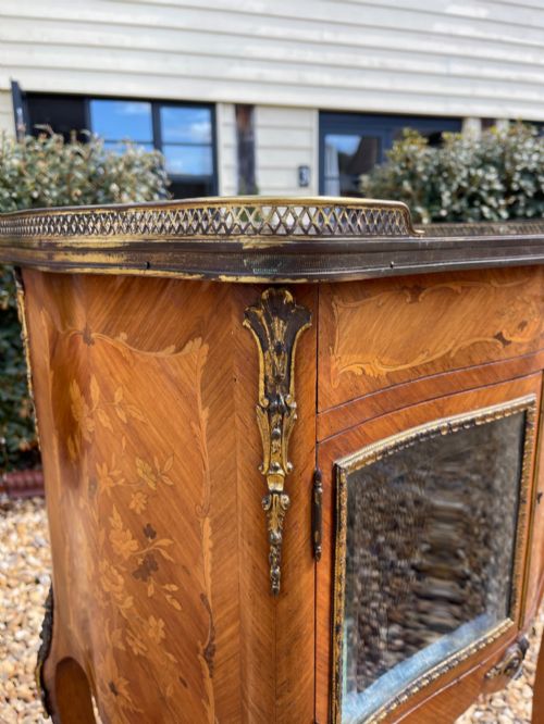 LATE NINETEENTH CENTURY INLAID CABINET - ADDITIONAL PHOTO 7