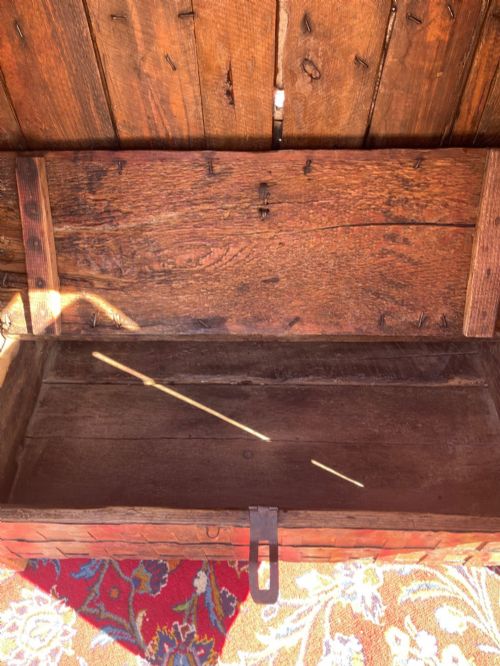 NINETEENTH CENTURY INDIAN METAL BOUND CUPBOARD - ADDITIONAL PHOTO 3