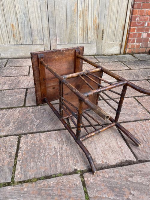 VICTORIAN BAMBOO TABLE - ADDITIONAL PHOTO 2