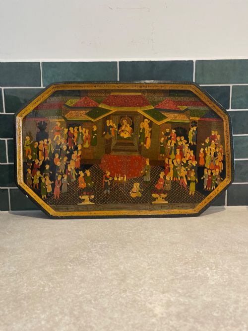 KASHMIRI PAPIERMACHE TRAY
