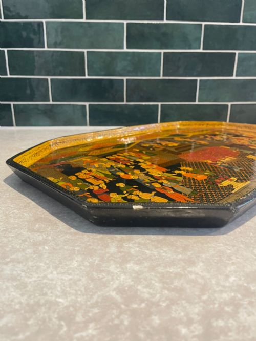 KASHMIRI PAPIERMACHE TRAY - ADDITIONAL PHOTO 2