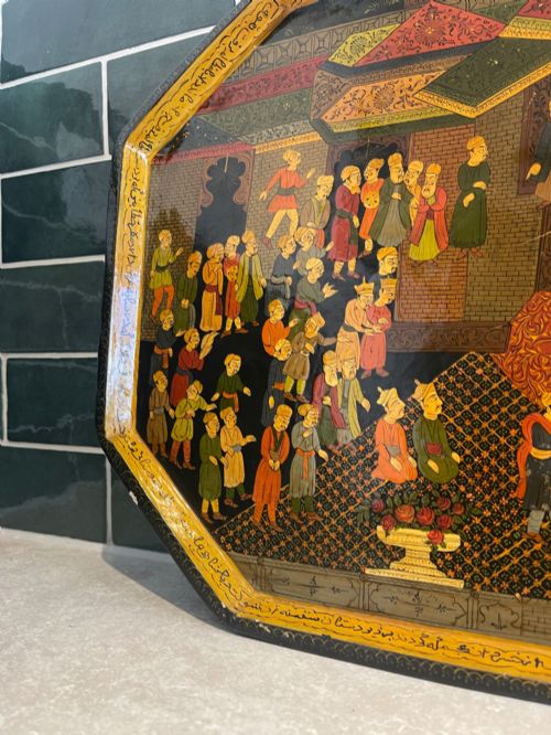 KASHMIRI PAPIERMACHE TRAY - ADDITIONAL PHOTO 4