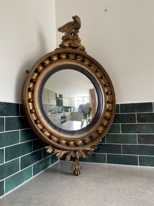 GEORGIAN GILT CONVEX