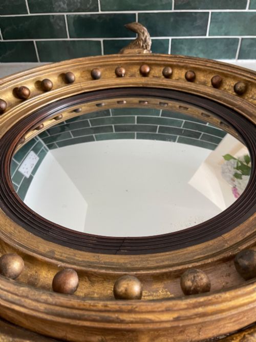 GEORGIAN GILT CONVEX - ADDITIONAL PHOTO 1