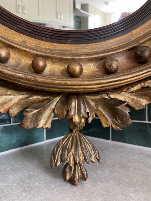 GEORGIAN GILT CONVEX - ADDITIONAL PHOTO 5