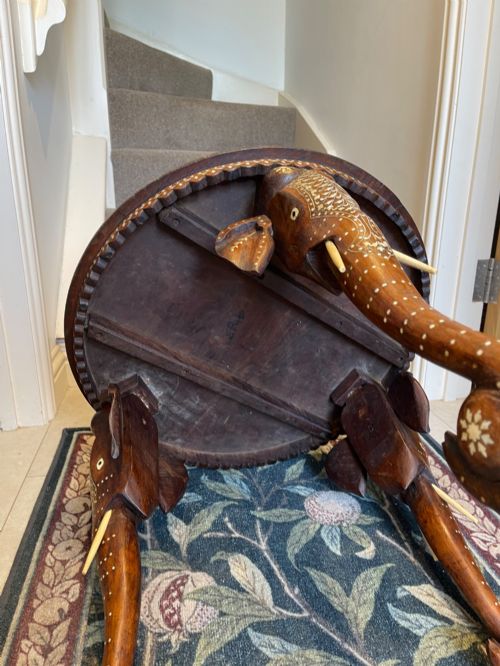 HOSHIARPUR ELEPHANT TABLE - ADDITIONAL PHOTO 3