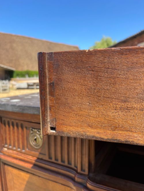 EIGHTEENTH CENTURY FRENCH CHERRYWOOD COMMODE - ADDITIONAL PHOTO 2