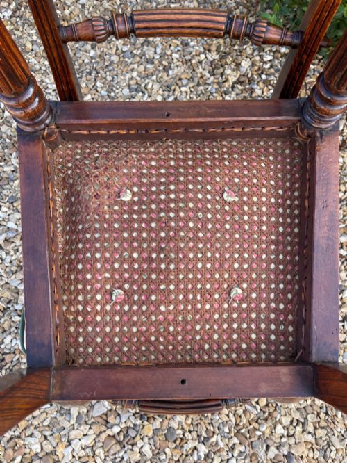 PAIR OF REGENCY SIMULATED ROSEWOOD CHAIRS - ADDITIONAL PHOTO 3
