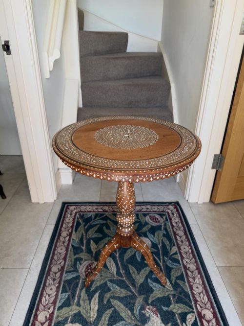 Fine Hoshiarpur Pedestal Table