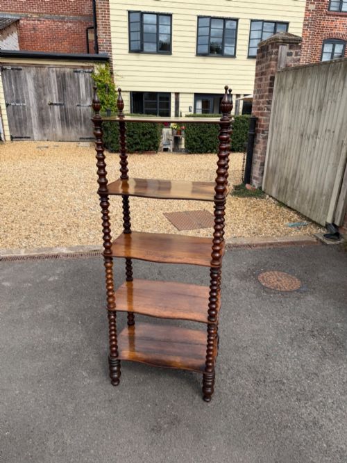 Nineteenth Century Rosewood Whatnot
