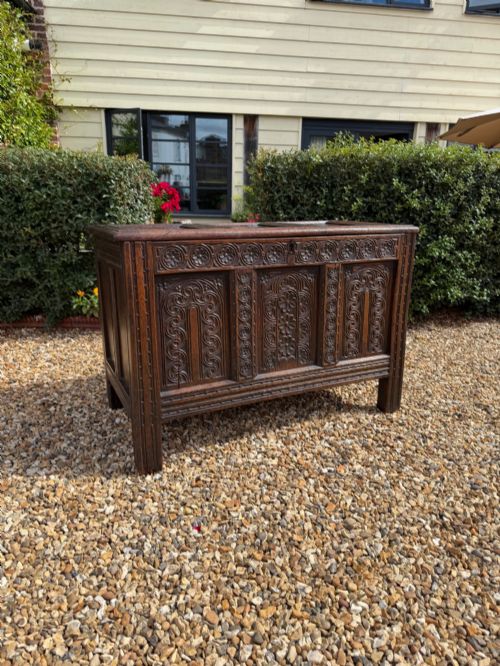 Seventeenth Century Oak Coffer