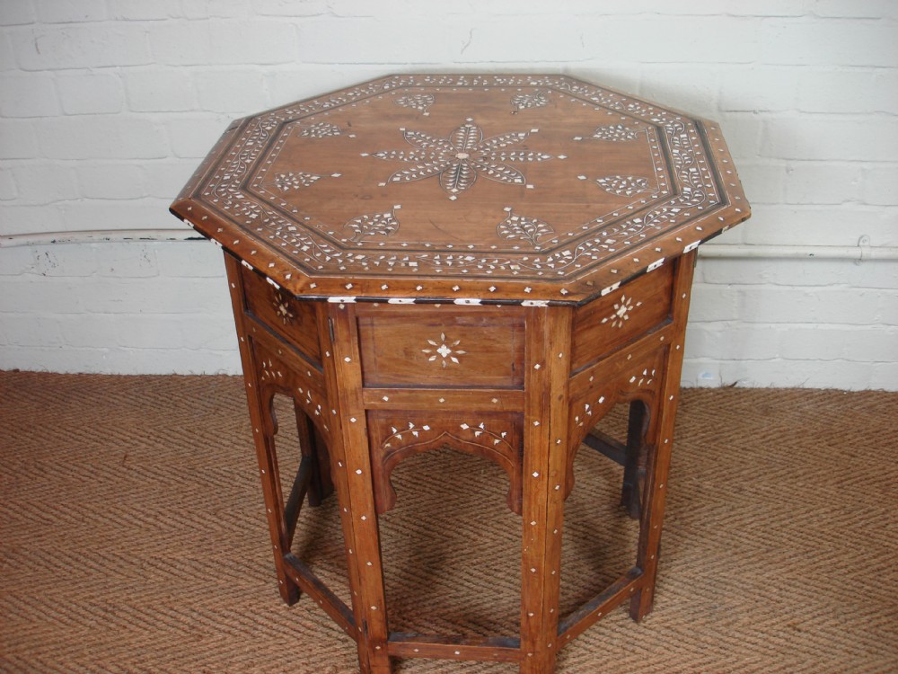 North Indian inlaid table