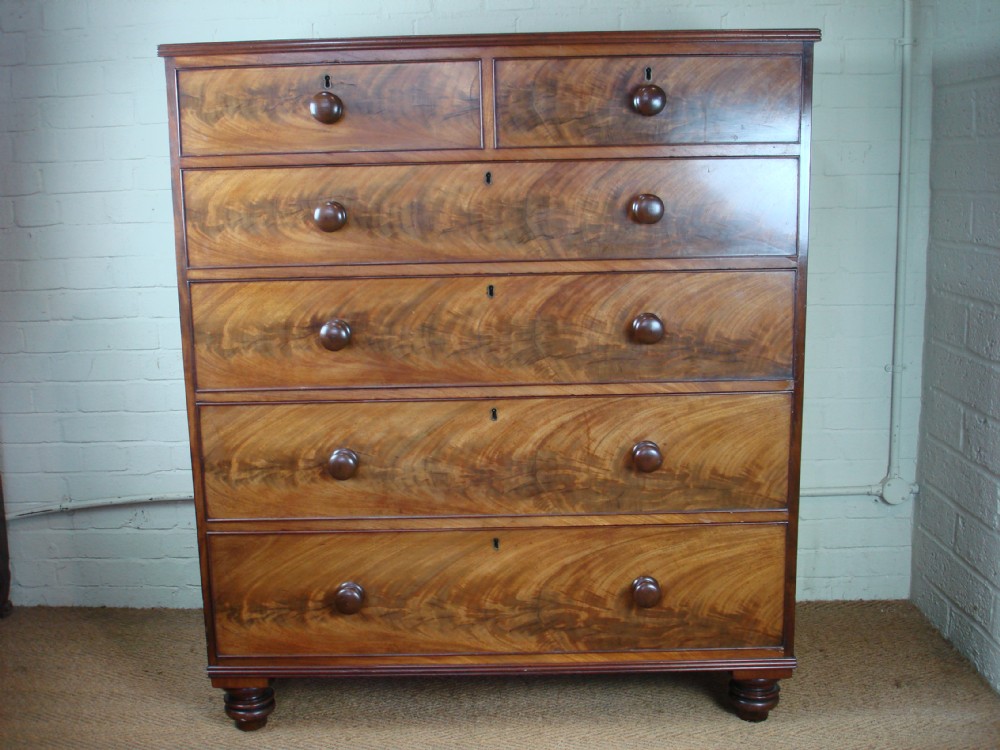 Victorian mahogany chest of drawers