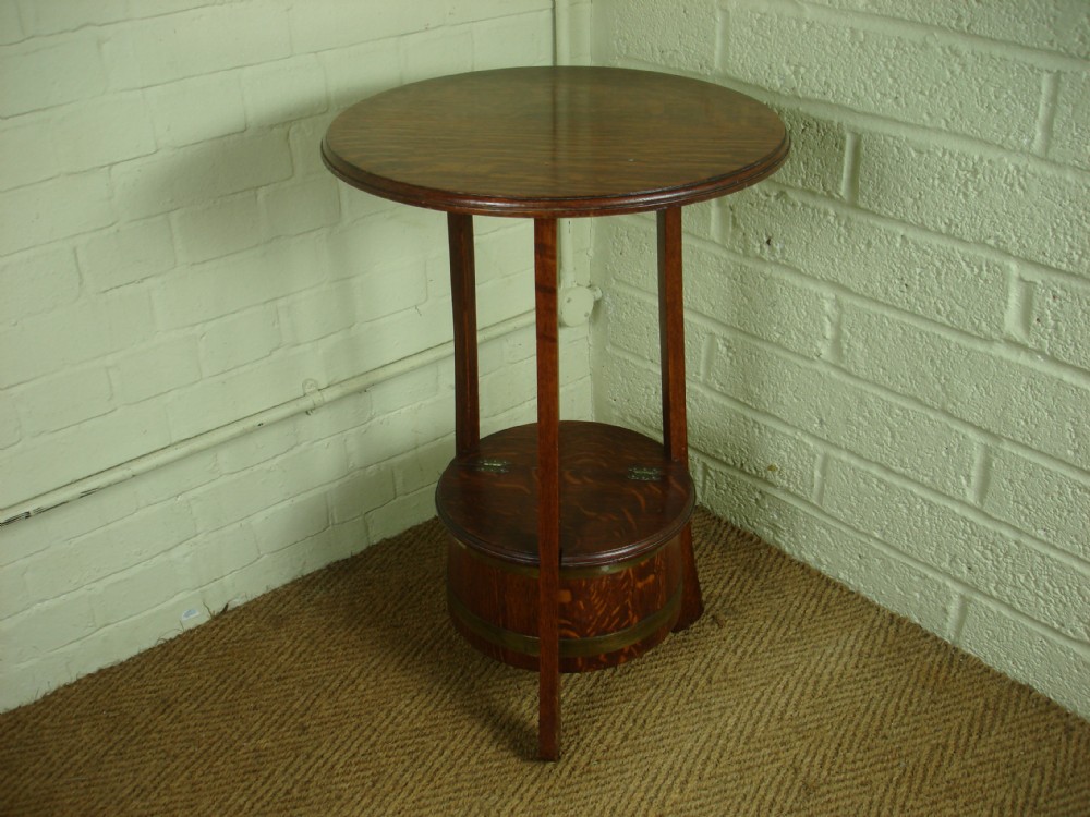 Round Oak Occasional Table
