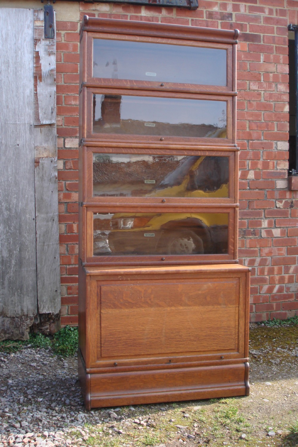 Oak globe wernicke bookcase