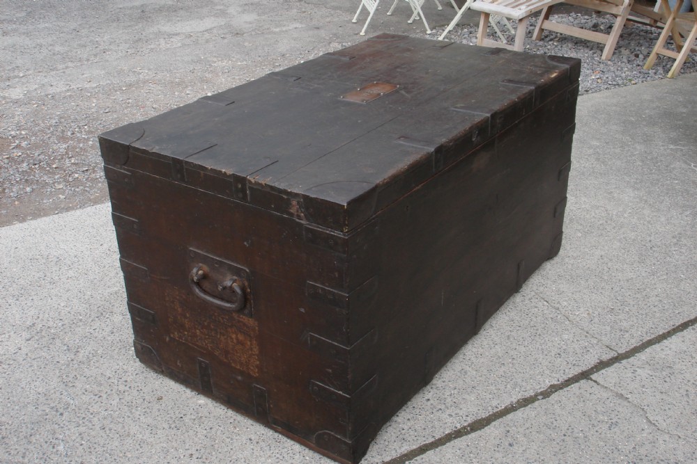 Iron bound trunk