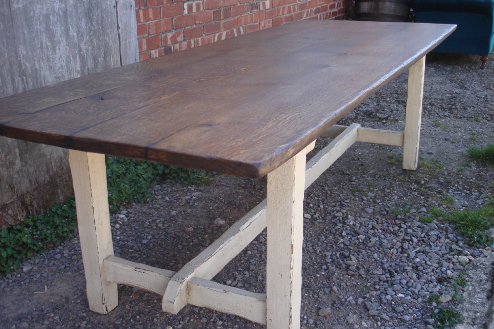 Oak refectory table