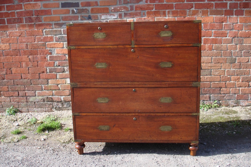 Mahogany Military chest