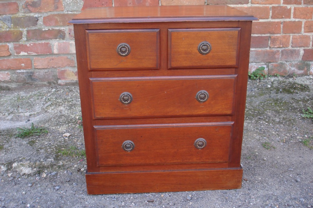 Diminutive mahogany chest