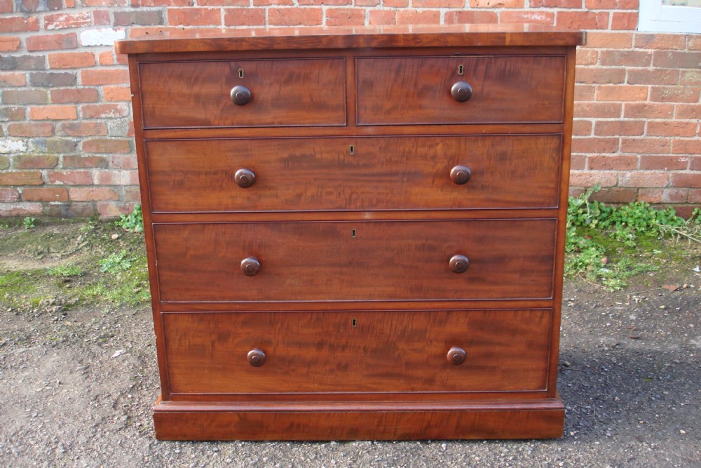 Victorian mahogany chest