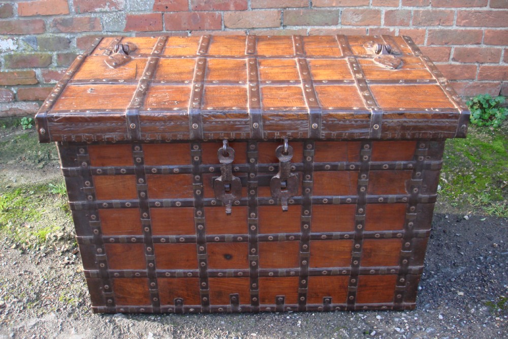 Indian teak trunk