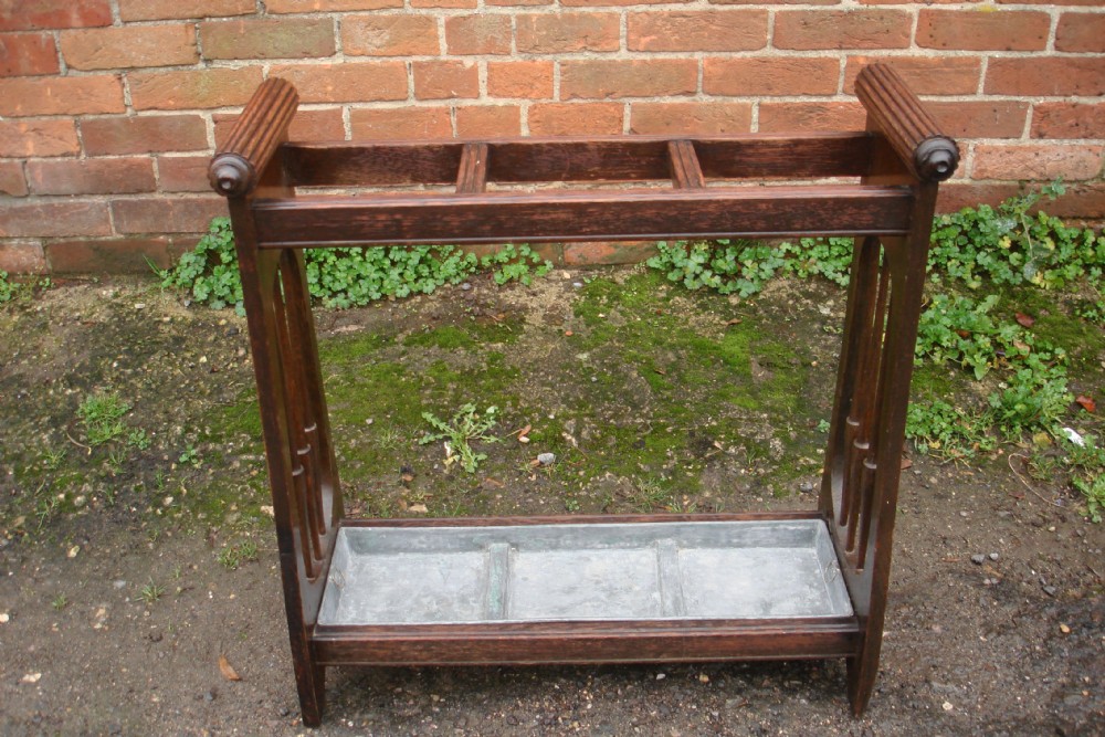 Oak umbrella stand