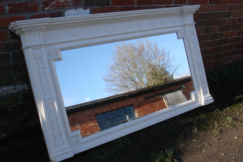 Victorian overmantle mirror