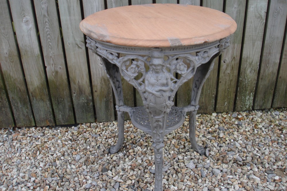 Victorian cast iron table