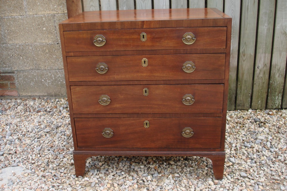 George III mahogany chest