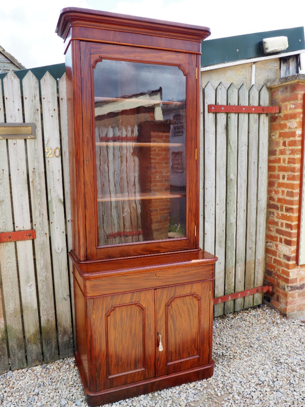 Victorian library bookcase