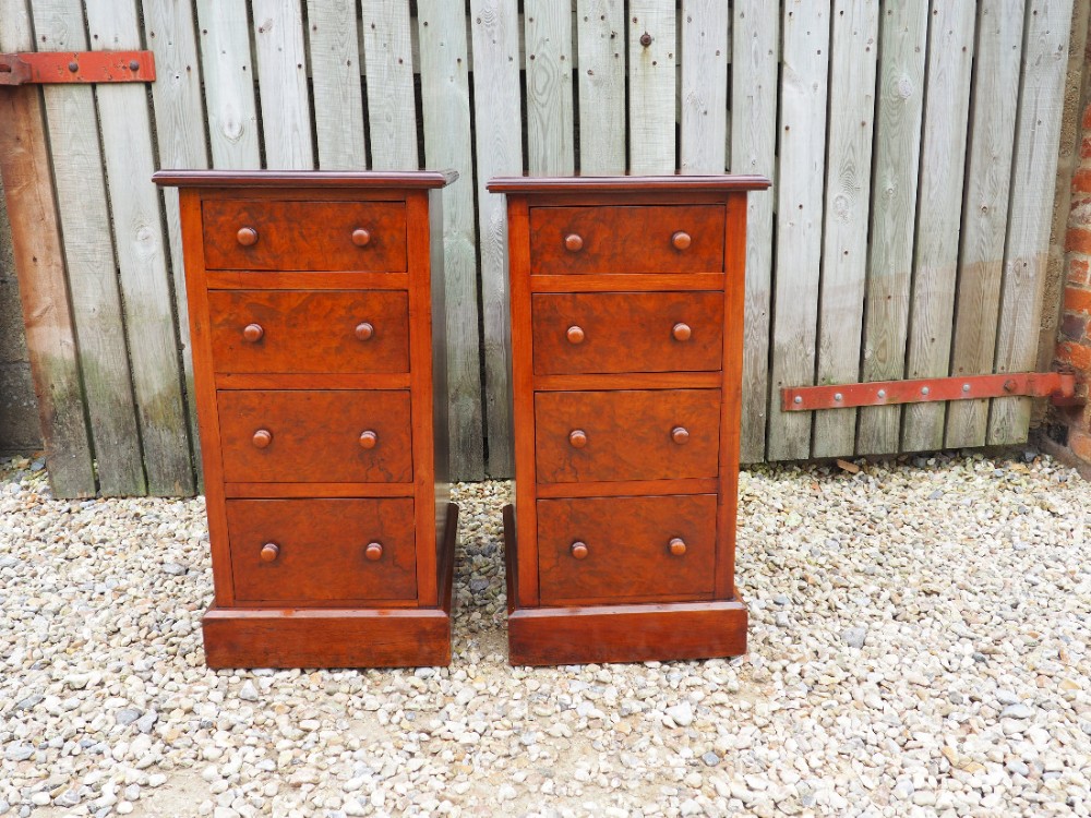 Pair of bedside chests