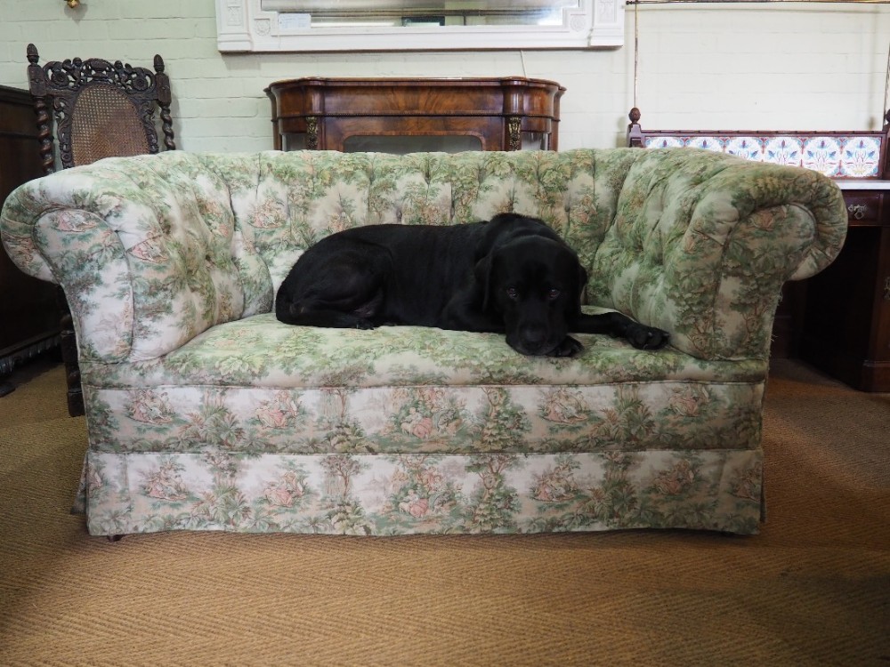 Edwardian chesterfield sofa