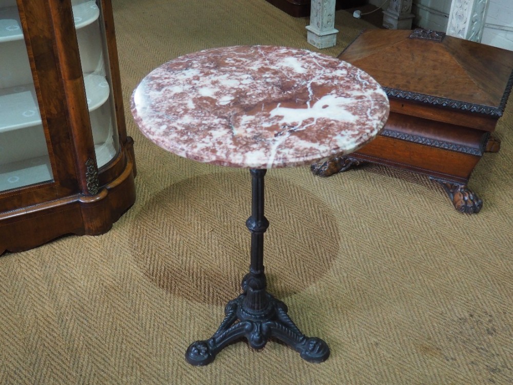 French bistro table
