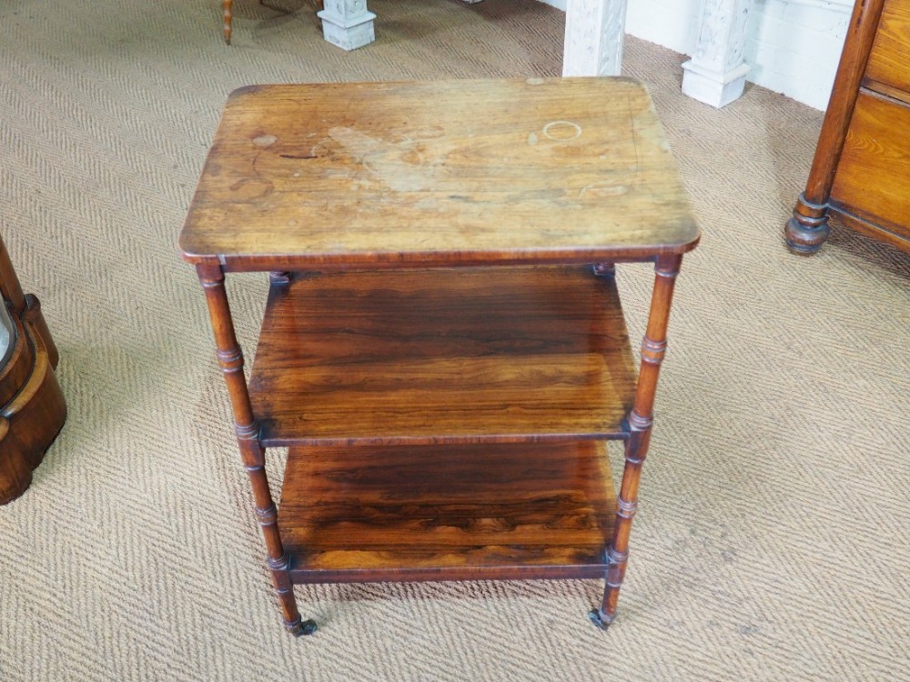 Nineteenth century rosewood whatnot