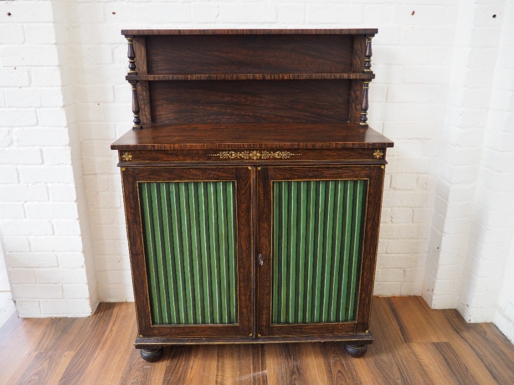 Simulated rosewood chiffonier