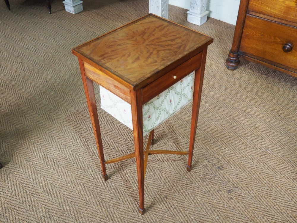 Satinwood work table