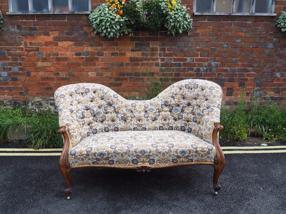 Victorian rosewood sofa