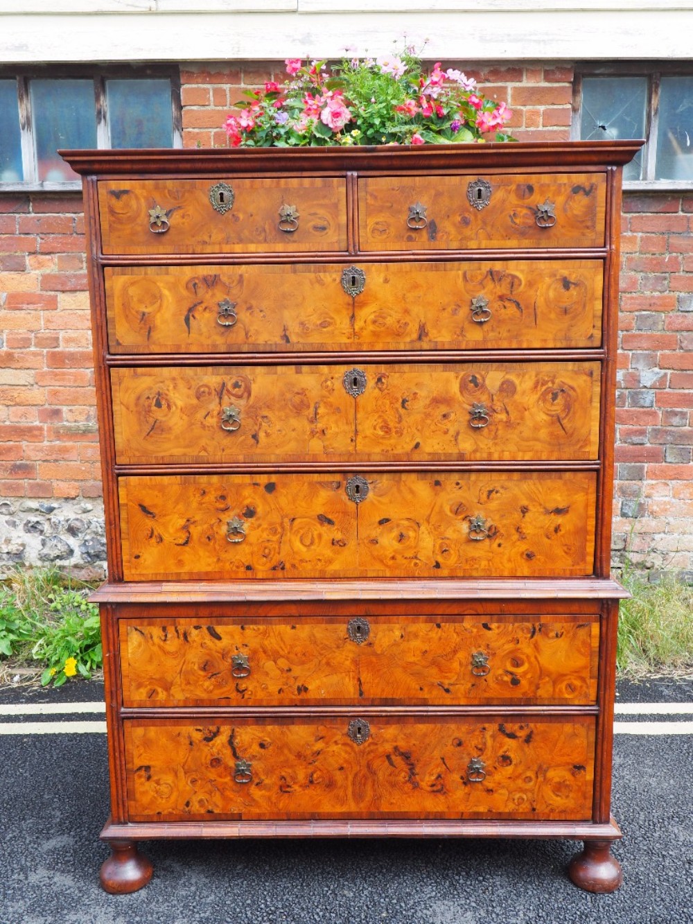  Early Georgian chest on chest